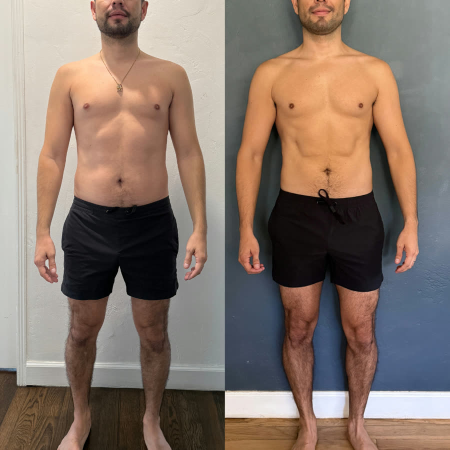 Antes y después: David Baquerizo