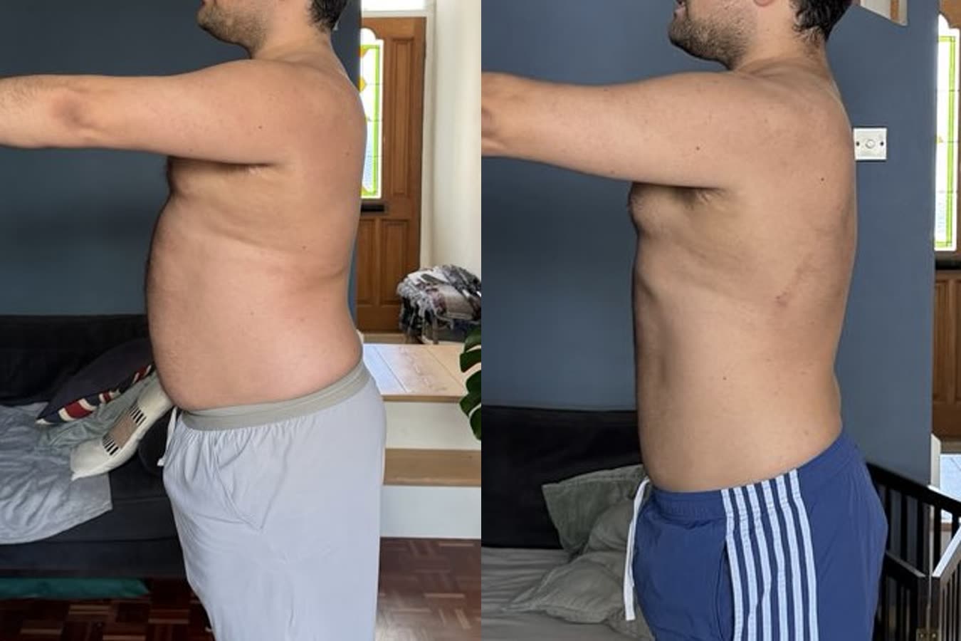 Antes y después: José Pelufo